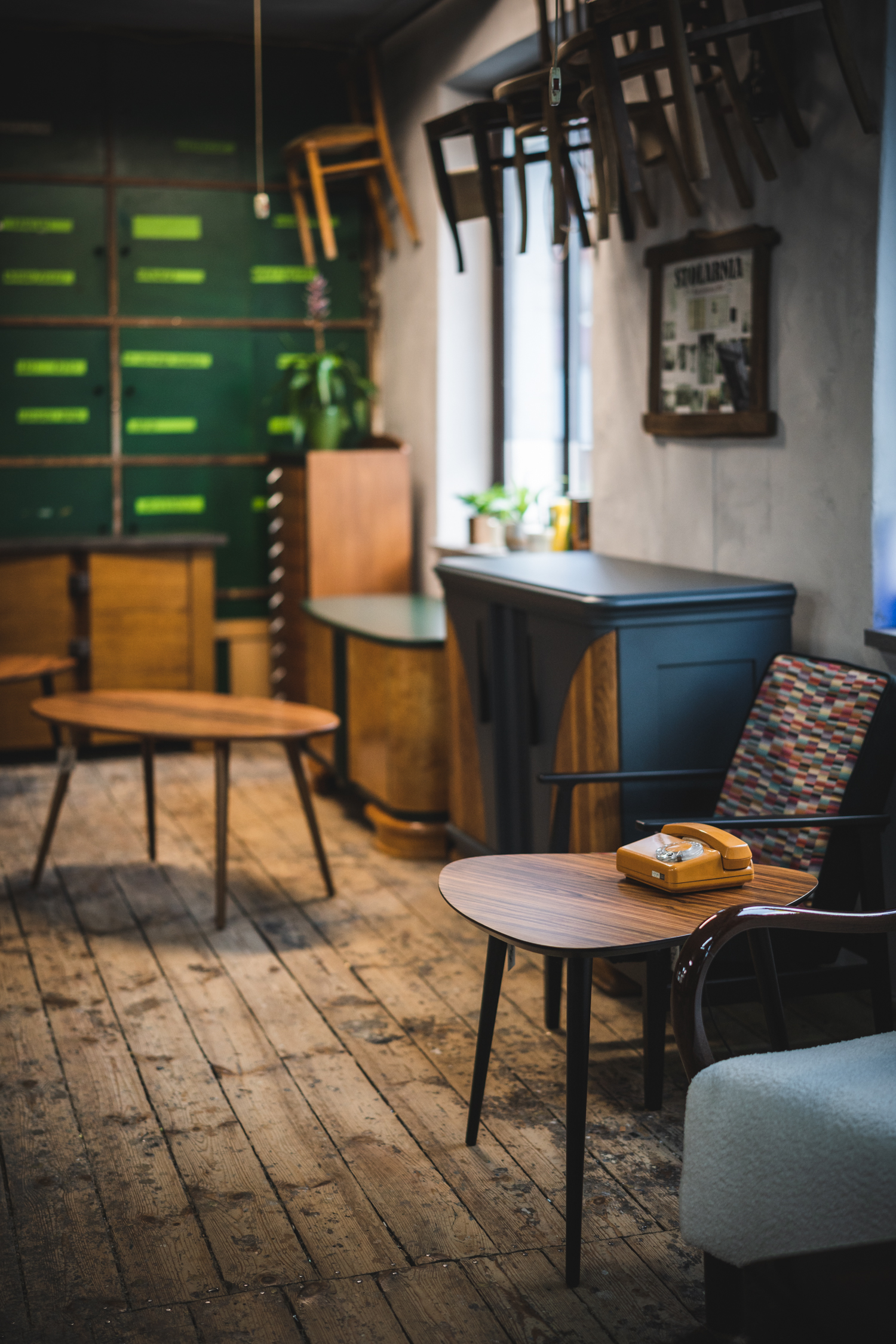 Stolik kawowy z drewna